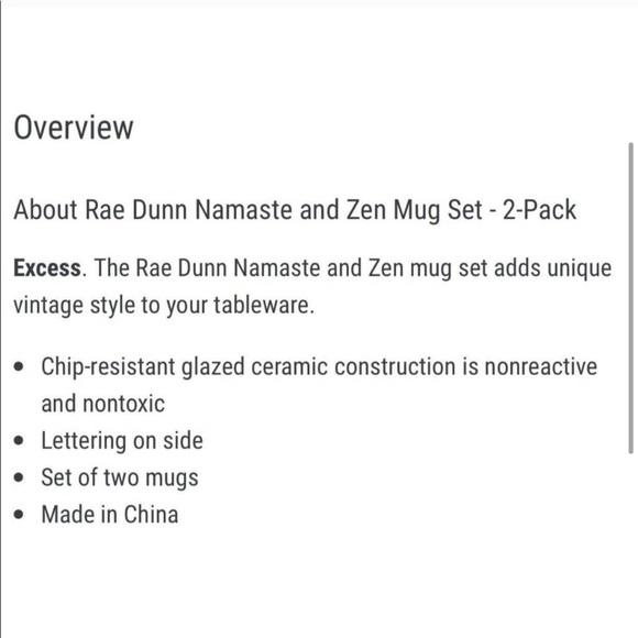 NWT Rae Dunn Mugs - Picture 2 of 8